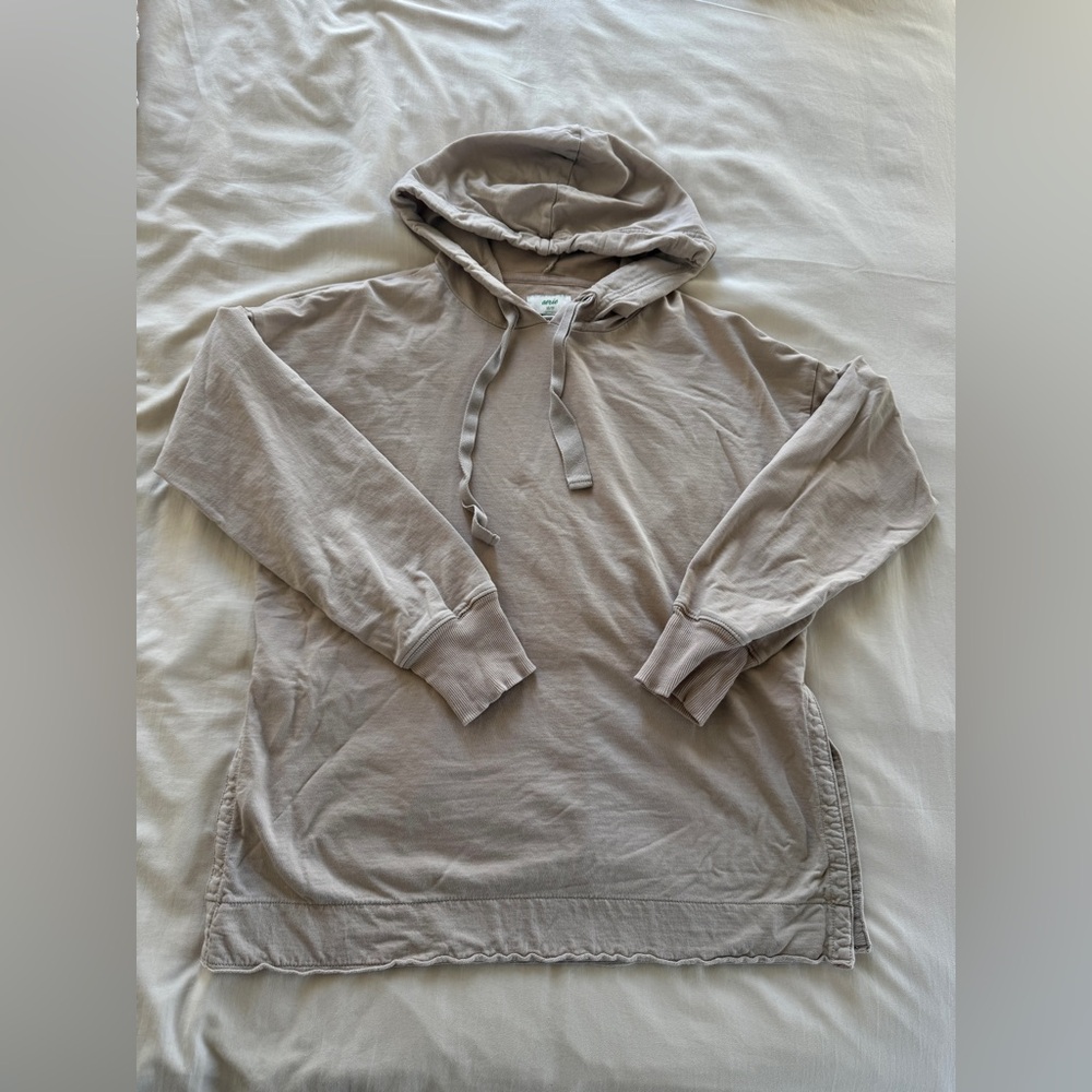 Beige Hoodie From Aerie